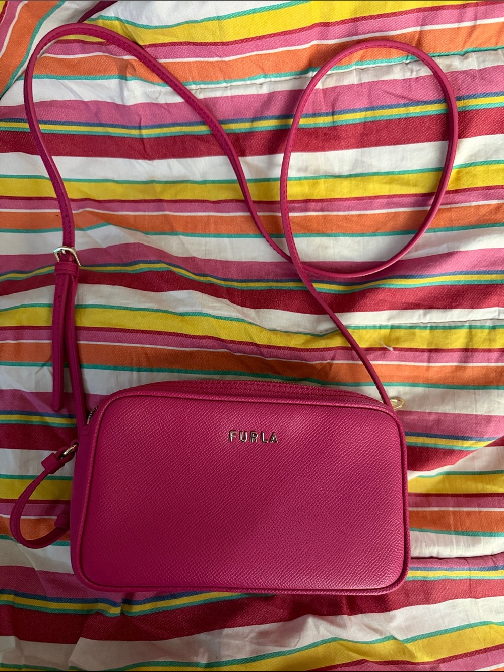 Furla Hot Pink Crossbody Bag